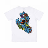 Santa Cruz Youth T-Shirt Youth Roskopp Screaming Five White