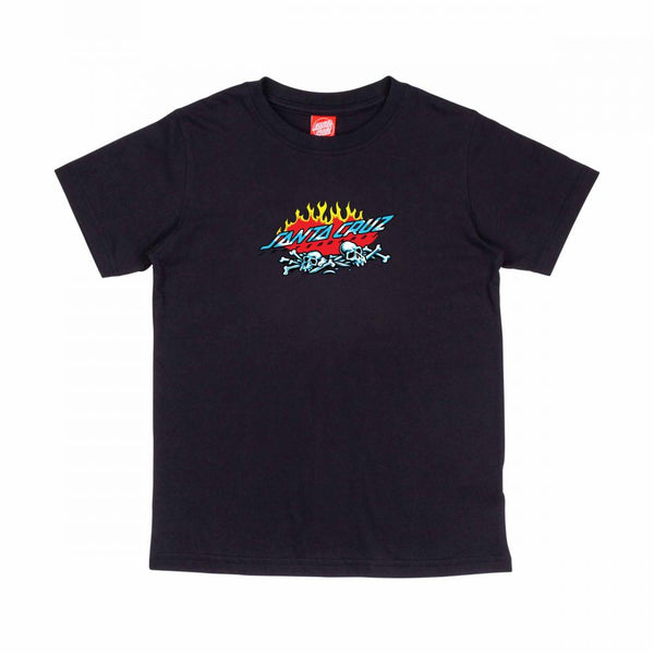 Santa Cruz Youth T-Shirt Youth Salba Voodoo Pit Front Black