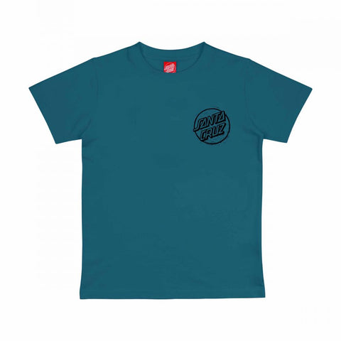 Santa Cruz Youth T-Shirt Youth Stamped Opus Camo Teal