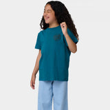 Santa Cruz Youth T-Shirt Youth Stamped Opus Camo Teal