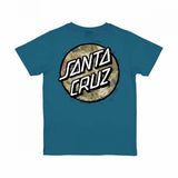 Santa Cruz Youth T-Shirt Youth Stamped Opus Camo Teal