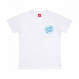 Santa Cruz Youth T-Shirt Youth Roskopp Screaming Five White