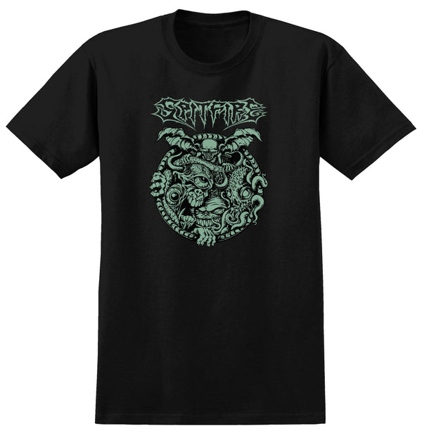 Spitfire  T-Shirt Demon Gate Glow Black