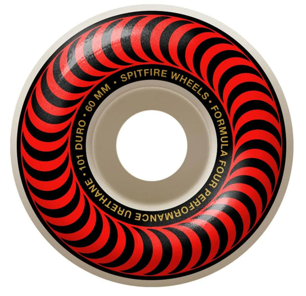 Spitfire Wheels Formula Four Classics 101a 60MM Red