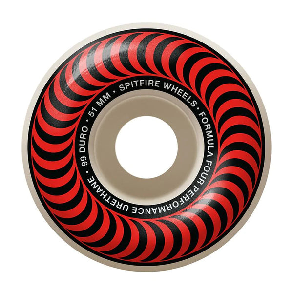 Spitfire Wheels Formula Four Classics 99a 51MM Red