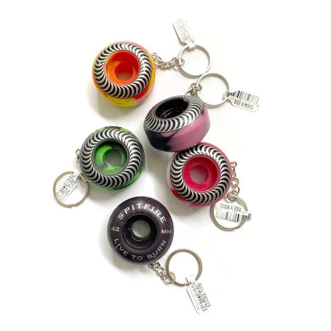 Spitfire Wheels Key Chain Wheels Classic Purple/Black