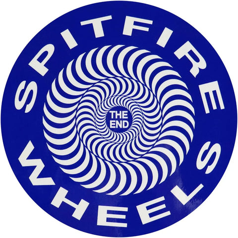 Spitfire Wheels Classic Swirl Sticker red Large