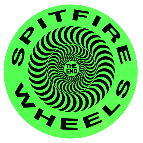 Spitfire Wheels Classic Swirl Sticker red Large