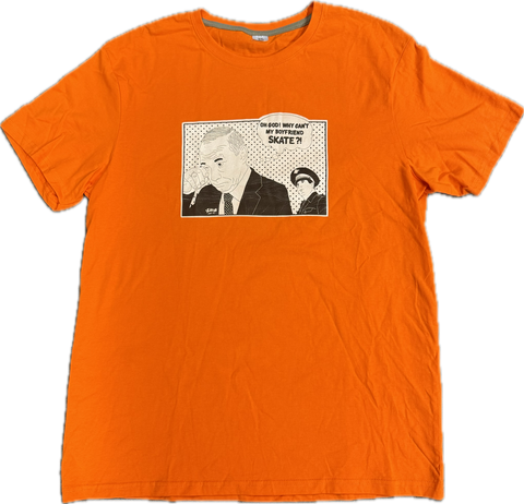 Statum t-shirt boyfriend orange