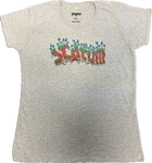 Statum t-shirt woman mushrooms gray