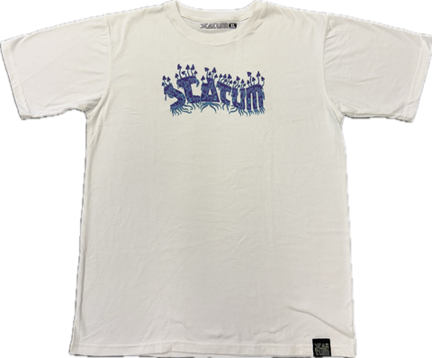 Statum t-shirt mushrooms white