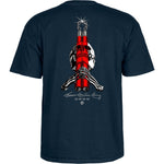 T-Shirts Powell-Peralta Bruce Lee x Skull & Nunchuck navy