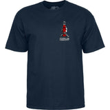 T-Shirts Powell-Peralta Bruce Lee x Skull & Nunchuck navy