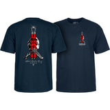 T-Shirts Powell-Peralta Bruce Lee x Skull & Nunchuck navy
