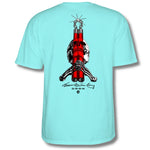 T-Shirts Powell-Peralta Bruce Lee x Skull & Nunchuck celadon