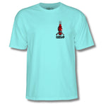 T-Shirts Powell-Peralta Bruce Lee x Skull & Nunchuck celadon
