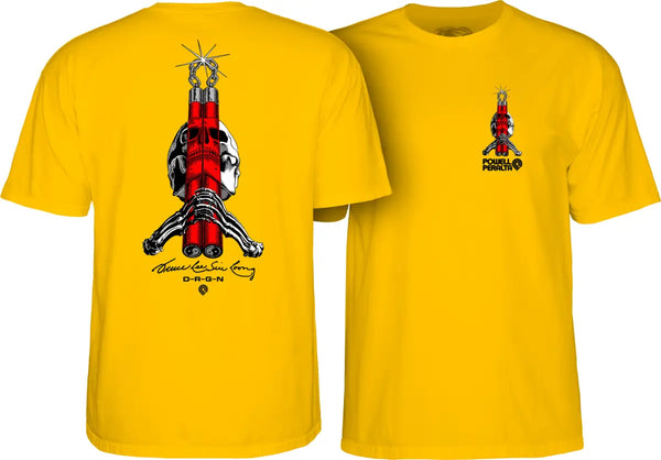 T-Shirts Powell-Peralta Bruce Lee x Skull & Nunchuck daisy