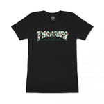 Thrasher T-Shirt Roses Logo Black