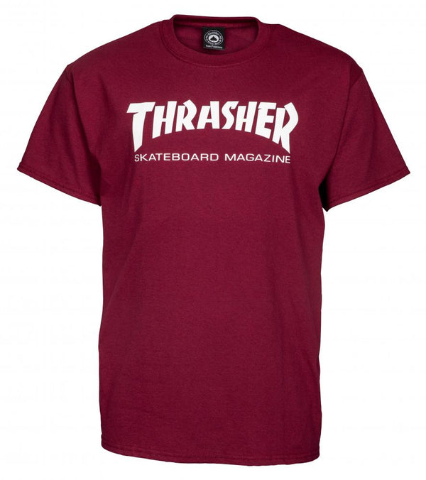 Thrasher T-paita Skate Mag Maroon