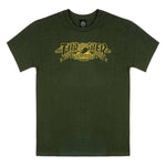 Thrasher X Antihero T-Shirt Mag Banner Forest Green