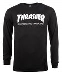 Thrasher Long Sleeve T-Shirt Skate Mag Black