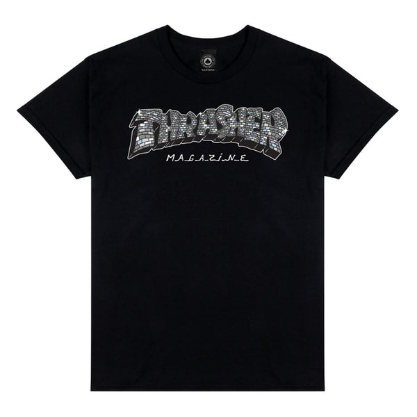Thrasher T-Shirt Disco By Spanky Black