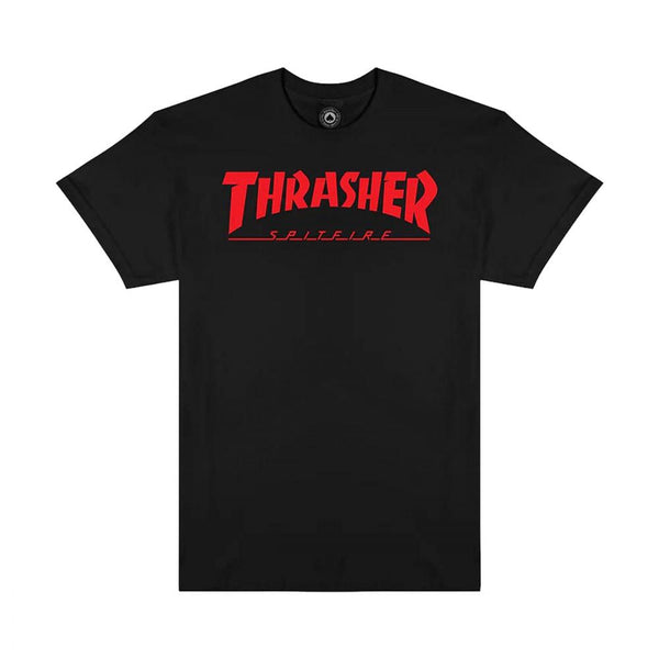 Thrasher x Spitfire T-Shirt Big Head Jake Black