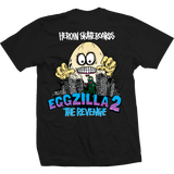 Heroin Skateboards Eggzilla Tee Black