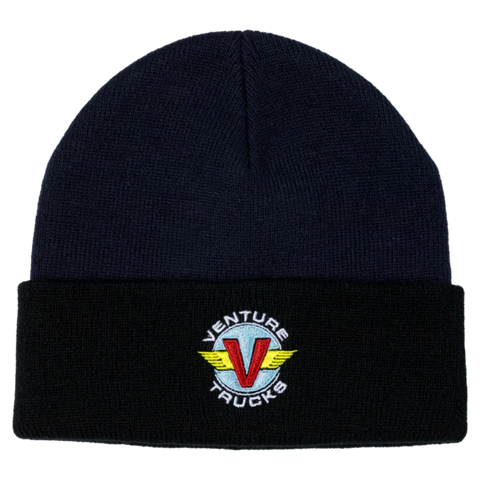 Venture Trucks - Wings Beanie Navy/Black