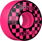 Bones Wheels 100's Originals Block Party V4 Wide 100A 52MM Pink