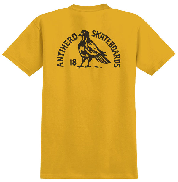 Antihero T-Shirt Rock Dove Mustard Heather