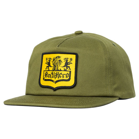 Antihero Snapback Coat Of Arms Olive
