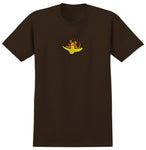 Krooked T-Shirt Fire Bird Dark Chocolate