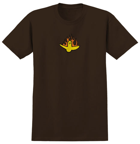 Krooked T-Shirt Fire Bird Dark Chocolate