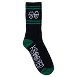 Krooked Sock Eyes black green white