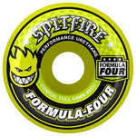 Spitfire Formula Four  99 Conical Full 99d 58mm Neon Yellow