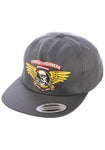 Powell-Peralta Winged Ripper Snapback Charcoal