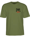 Powell Peralta T-Shirt Rat Bones military-green