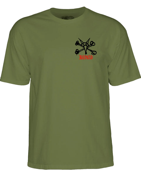 Powell Peralta T-Shirt Rat Bones military-green
