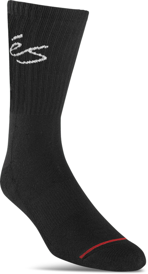 éS Script Crew Sock Black