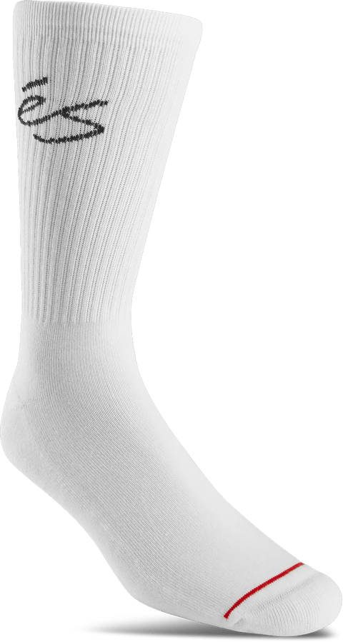 éS Script Crew Sock White