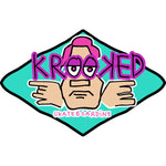Krooked Skateboards Krooked Arketype Sticker Medium Turkoosi
