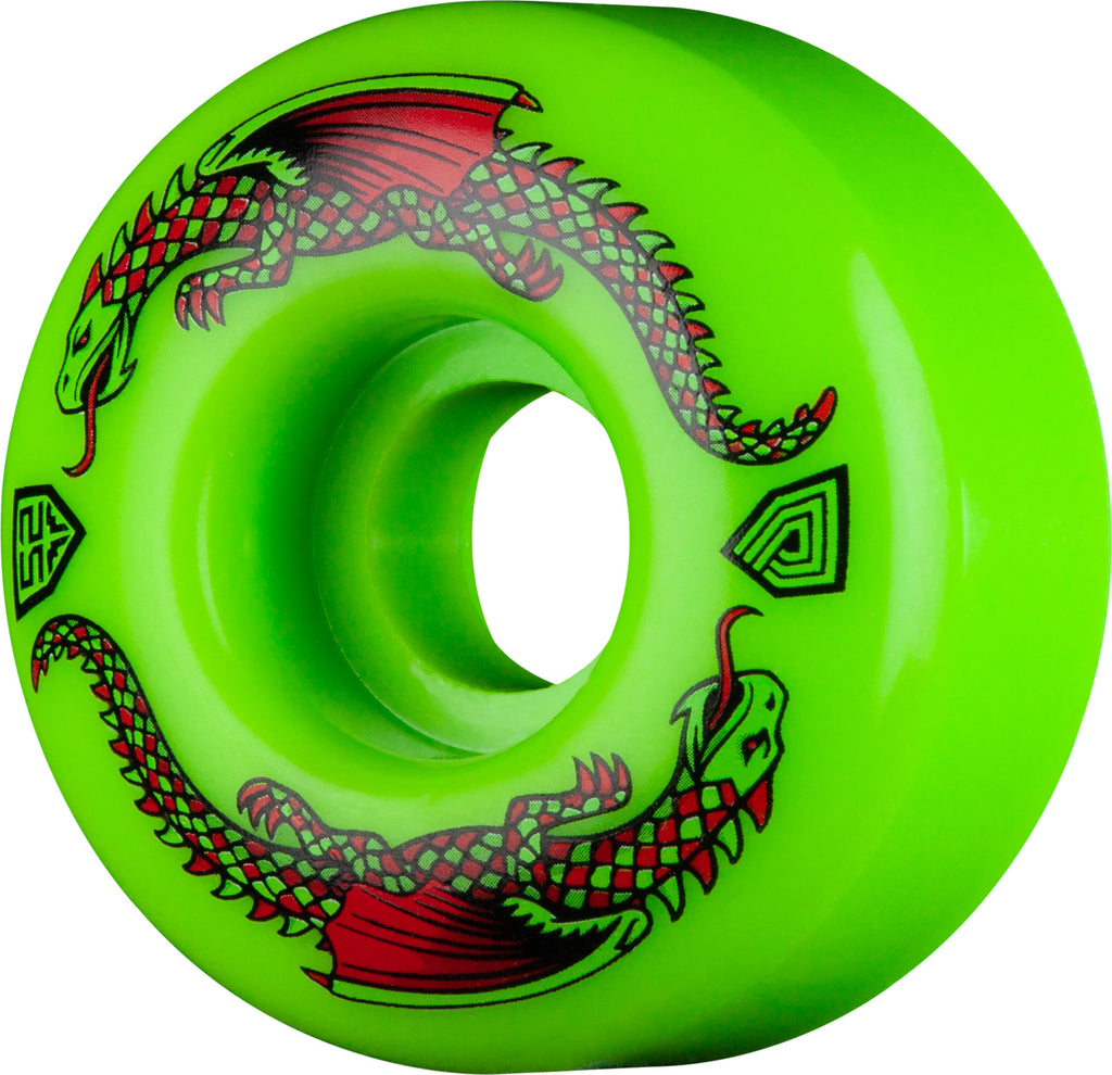 Powell Peralta Wheels Dragon Formula 93A V1 52MM Green – Funky SB