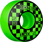 Bones Wheels 100's Originals Block Party V4 Wide 100A 53MM Green