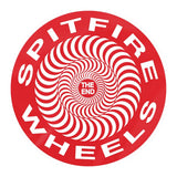Spitfire Wheels Classic Swirl Sticker red Large