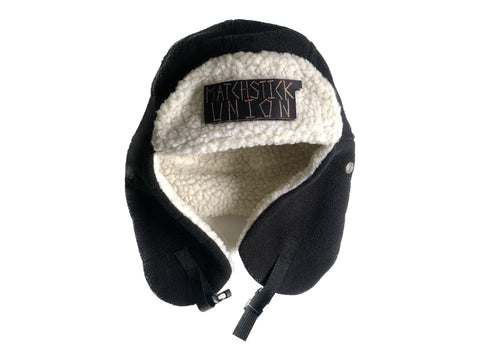 Matchstick Union Brain Toaster Winter Hat Black