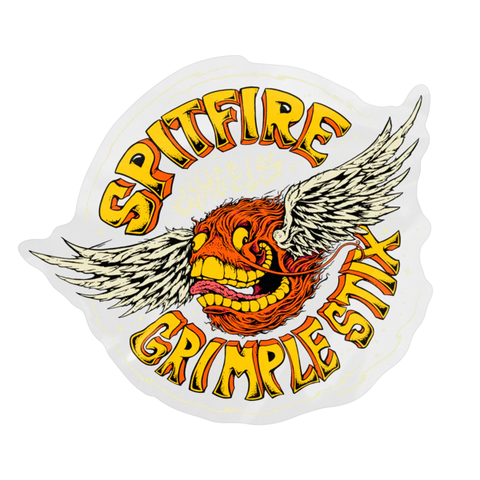 Spitfire Wheels - Grimple Flying Classic Medium Sticker