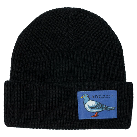 Antihero Skateboards - Lil Pigeon Label Beanie Black/Blue