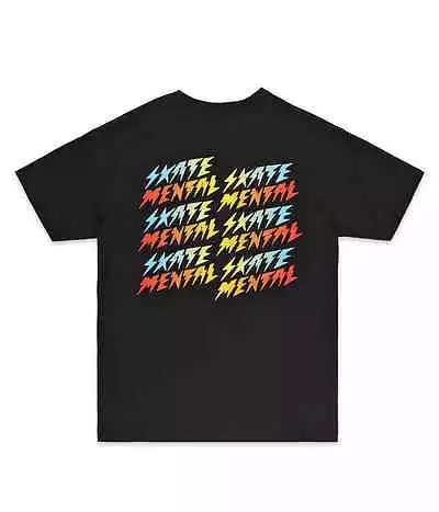 Skate Mental Bolts T-Shirt Black