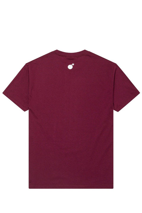 The Hundreds Slant Tee - Burgundy